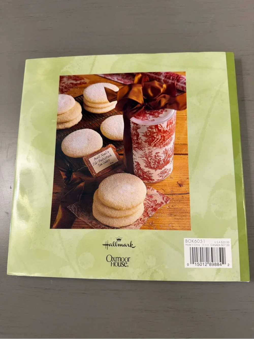 Vintage 2006 Hallmark Christmas Cookies Cookbook Recipes Cook Book Hardcover